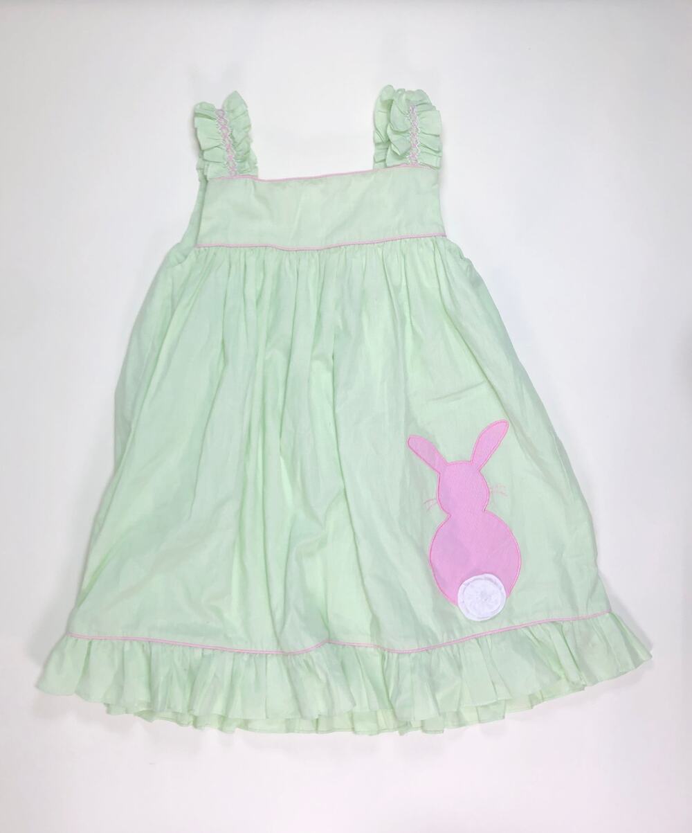 GIRLS BUNNY EASTER SPRING DRESS SIZE 2T